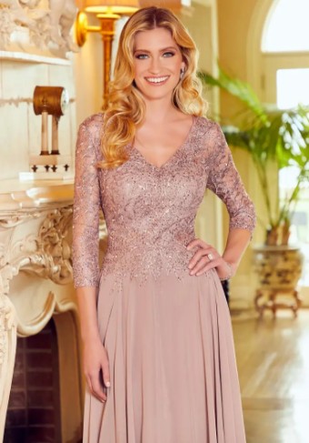 Morilee 72524 #6 Dusty/Rose thumbnail