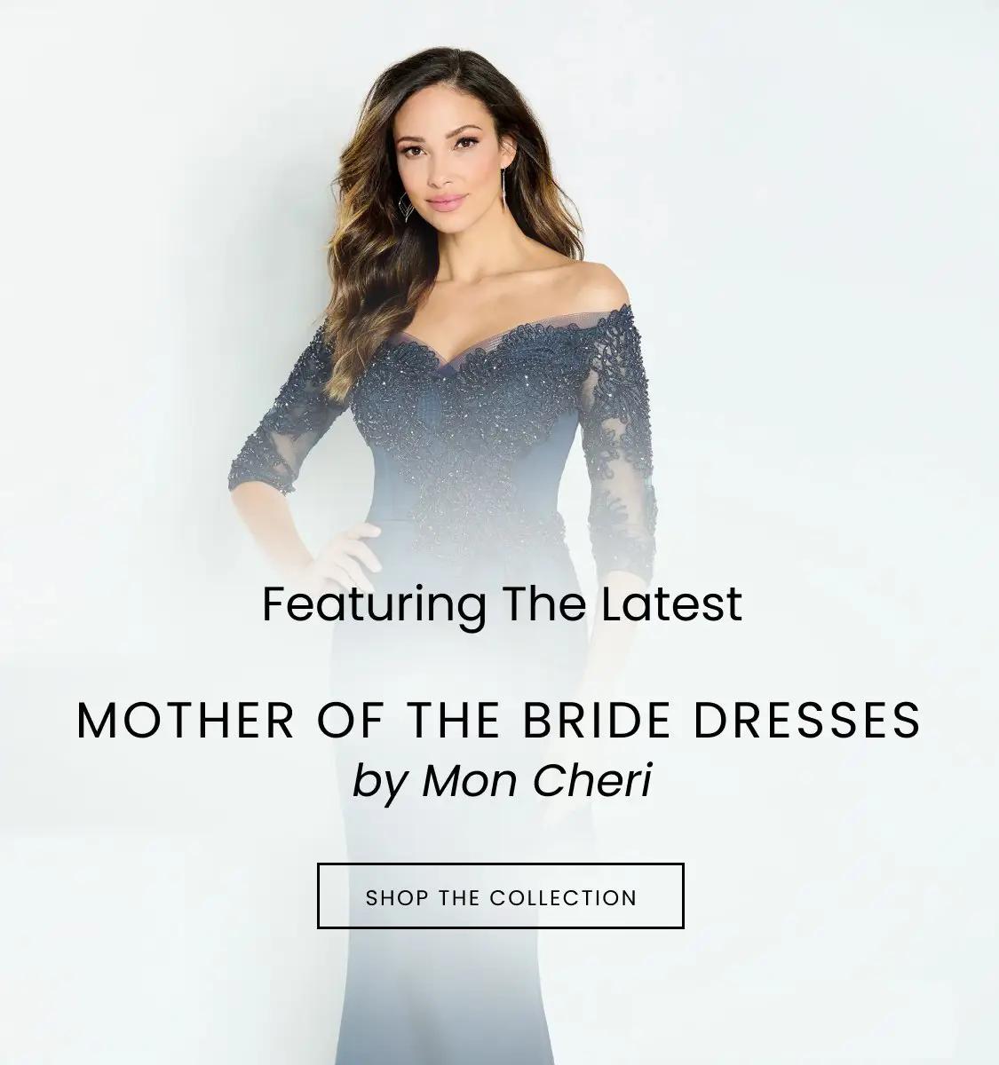 Model Wearing Mother Of The Bride Dress