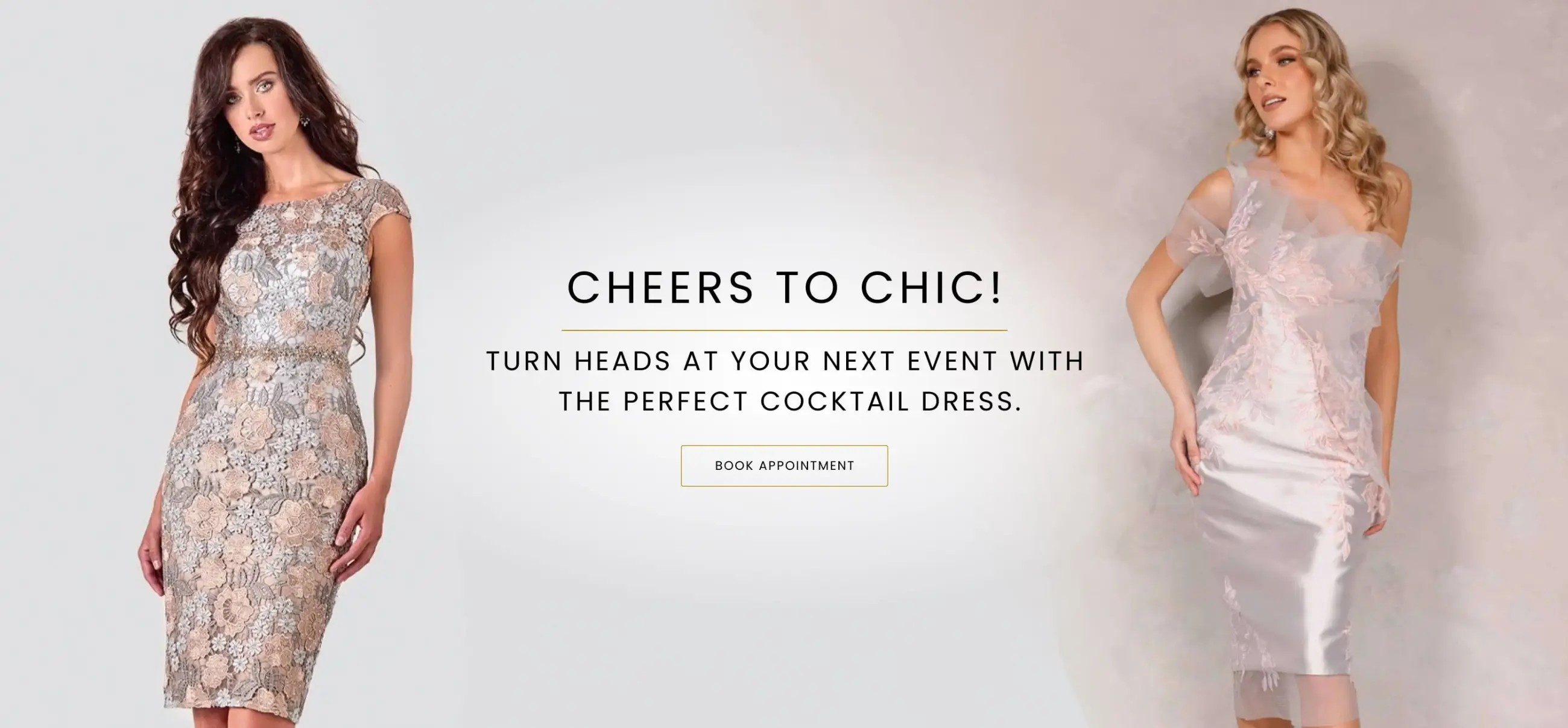 Cocktail Dresses Desktop Banner